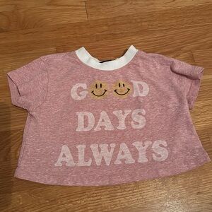 Tiny Whales Crop Top - 3T